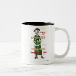 Be Bold, Be Kind Zweifarbige Tasse