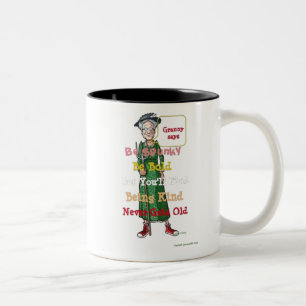 Be Bold, Be Kind Zweifarbige Tasse