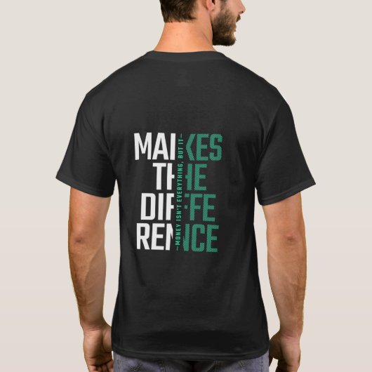 Be Bold design t-shirts (Rückseite)