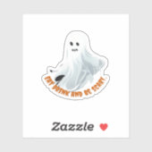 Be Boos Eat Drink And Be Scary Classic Aufkleber (Blatt)