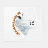 Be Boos Eat Drink And Be Scary Classic  Fleecedecke (Vorderseite (Horizontal))