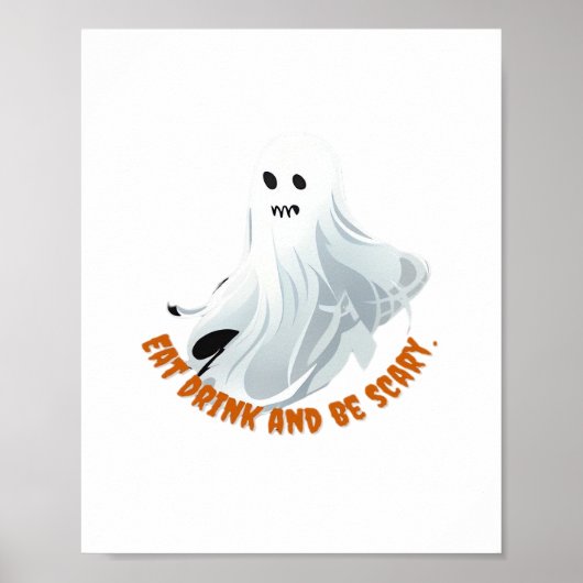 Be Boos Eat Drink And Be Scary Classic Poster (Vorne)
