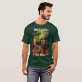 Be Brave Stay Wild. Woodland creature T-Shirt (Vorne ganz)