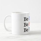 Be Brave Strong True Typography Kaffeetasse (Links)