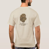 Be Brave  Unisex Cotton Tee (Tan) (Rückseite)