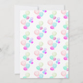 Be Cappy Capybara Fahrrad Kinder Niedliche Geburts Einladung (Rückseite)