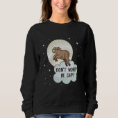 Be Capy Pull Up Capybara  Meme Cute Capybara Anima Sweatshirt (Vorderseite)