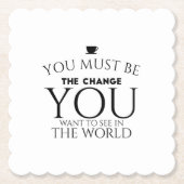 Be change black untersetzer (Vorderseite)
