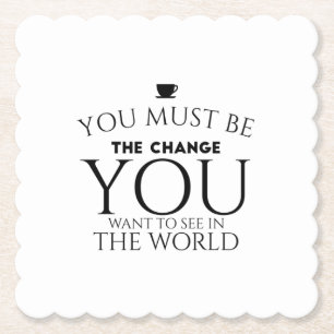 Be change black untersetzer