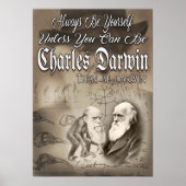 Be Charles Darwin Poster (Vorne)