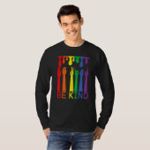 be child, rainbow colours, hands with finger langu T-Shirt (Vorne ganz)