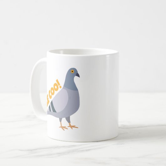 Be Coo Taube Tasse (Vorderseite Links)