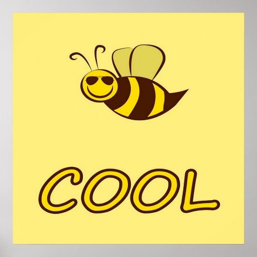 Be Cool, Bee Gifts ,I Love Bee, Beekeeping Gift Poster (Vorne)
