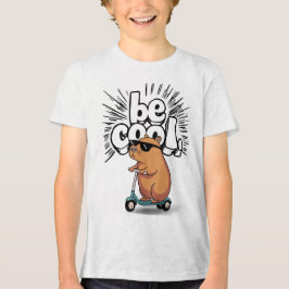 "Be Cool" Scooter Capybara Kinder T - Shirt