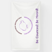 Be Counted Be Heard Noncustodial Mothers Bannor Banner (Vertikal)