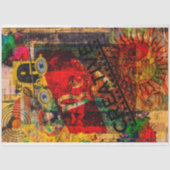 Be Creative Collage von Edward Martin Seidenpapier (Vorderseite)