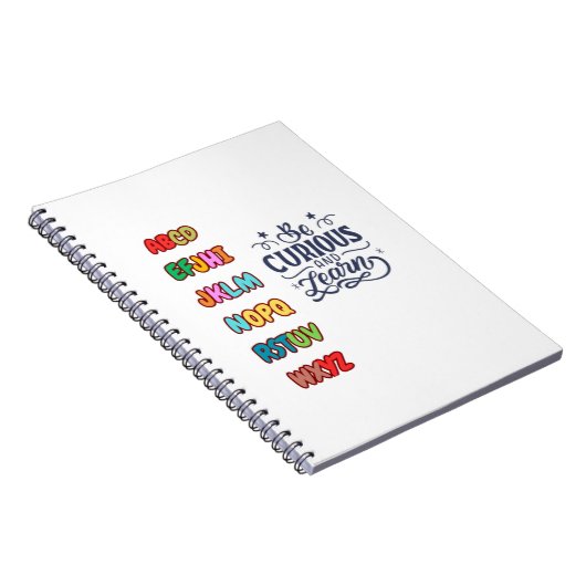 BE CURIOUS AND LEARN NOTIZBLOCK (Rechte Seite)