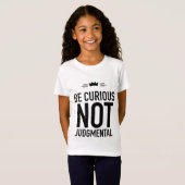 Be curious black T-Shirt (Vorne ganz)