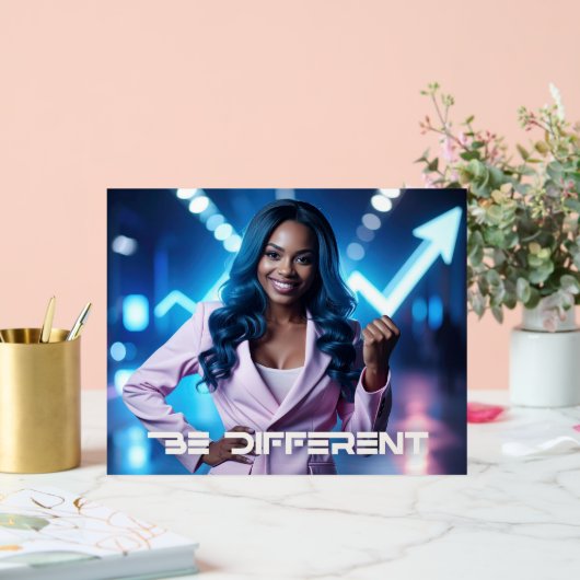 BE DIFFERENT ACRYLSCHILD (Hochzeit)