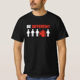 Be Different - Funny Drummer T-Shirt