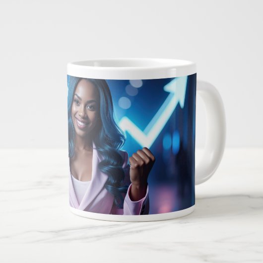 BE DIFFERENT Jumbo-Tasse (Vorderseite Rechts)