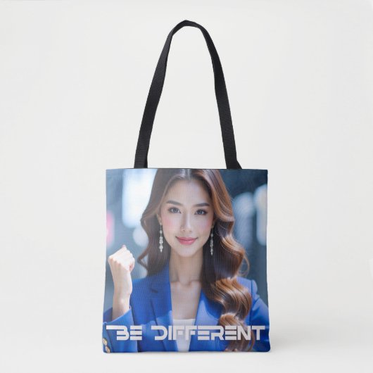 BE DIFFERENT - T-Shirt Tasche (Vorderseite)