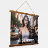 BE DIFFERENT WANDTEPPICH MIT HOLZRAHMEN (Gewinkelt)