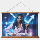 BE DIFFERENT WANDTEPPICH MIT HOLZRAHMEN (Vorne)