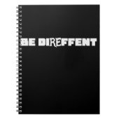 Be Direffent Notizblock (Vorderseite)