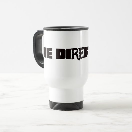 Be Direffent Reisebecher (Vorderseite Links)