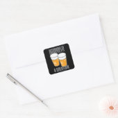 BE-ER QUADRATISCHER AUFKLEBER (Umschlag)