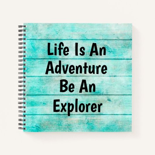 Be Explorer Travel Journal/Notebook Notizblock (Vorderseite)