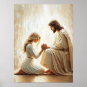Be Forgiven, Christian Painting, Jesus and Woman  Poster (Vorne)