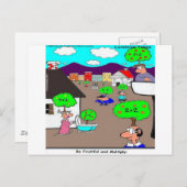 Be Fruitful & Multiply Funny Postkarte (Vorne/Hinten)