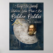 Be Galileo Galilei Poster (Vorne)