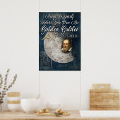 Be Galileo Galilei Poster (Küche)