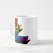 BE GAY DO CRIME KAFFEETASSE (Vorderseite Links)