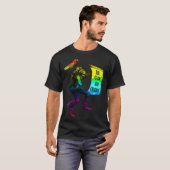 Be Gay Do Crime Rainbow Flag LGBTQ Meme T-Shirt (Vorne ganz)