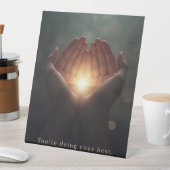 Be Gentle With Yourself Sockelschild (In Situ)