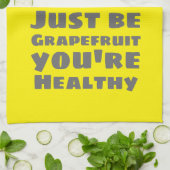 Be Grapefruit Geschirrtuch (Gefaltet)