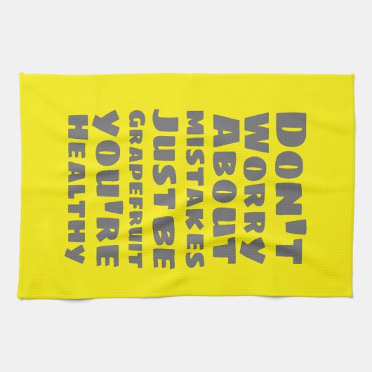 Be Grapefruit Geschirrtuch (Horizontal)