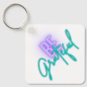 Be Grateful Mandala Schlüsselanhänger (Vorderseite)