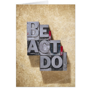 Be, handeln, tun