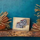 Be, handeln, tun fotoplatte (Seite)