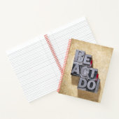 Be, handeln, tun notizbuch (Innenseite)