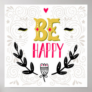 Be Happy 4 Poster