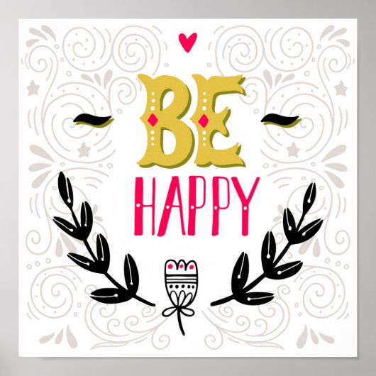 Be Happy 4 Poster (Vorne)