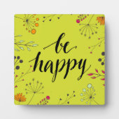 Be Happy 5 Fotoplatte (Vorderseite)