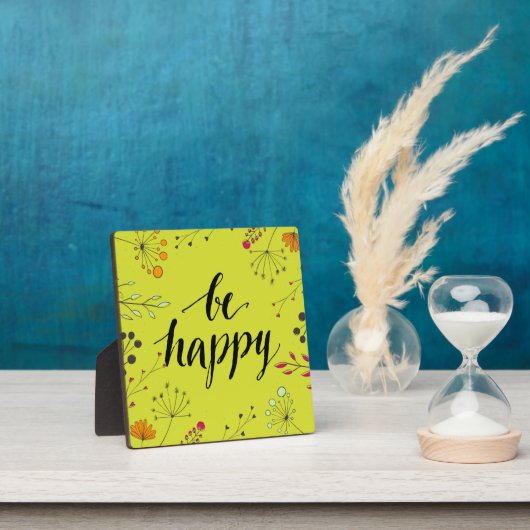 Be Happy 5 Fotoplatte (InSitu)