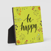 Be Happy 5 Fotoplatte (Vorderseite)